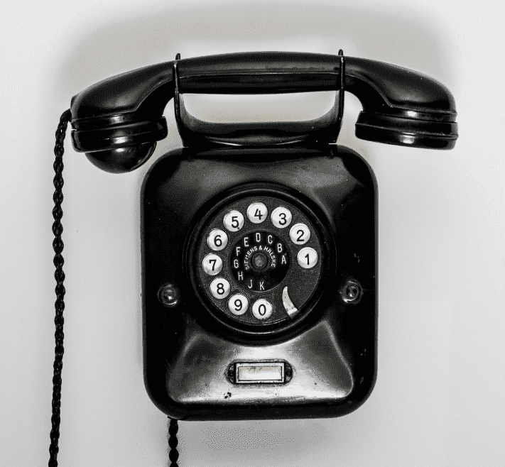 Foto eines alten Telefons